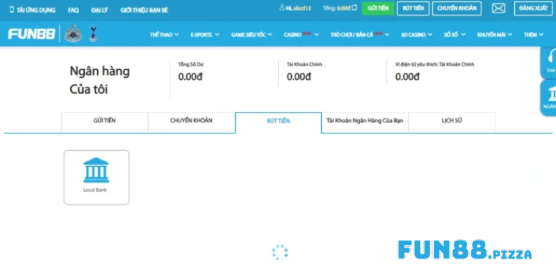 Hướng Dẫn Rút Tiền Fun88 Nhanh Gọn, Tiết Kiệm Thời Gian 2 Hướng dẫn rút tiền Fun88 đơn giản trên mọi phương thức
